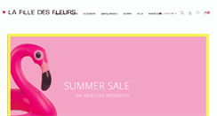 Desktop Screenshot of lafilledesfleurs.it